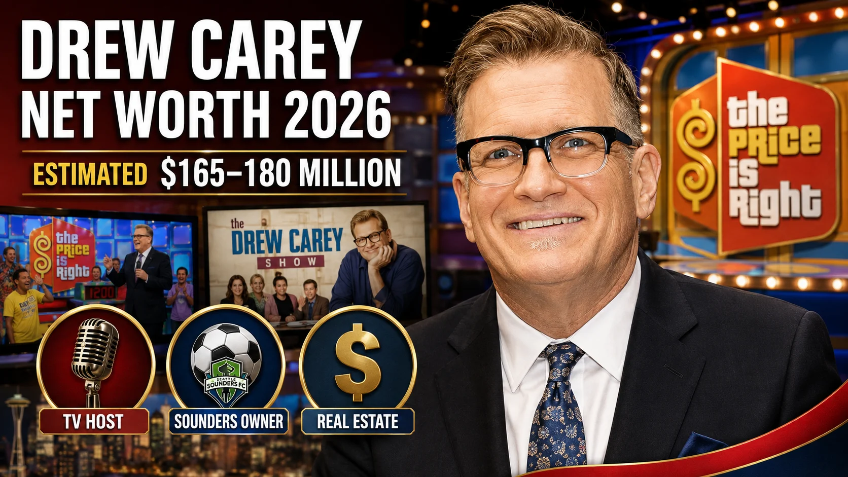 drew carey net worth