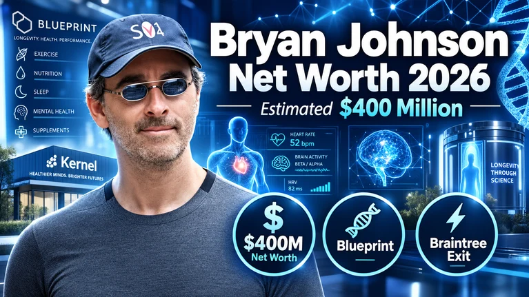 bryan johnson net worth