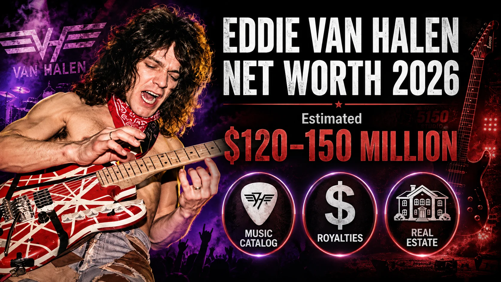 eddie van halen net worth