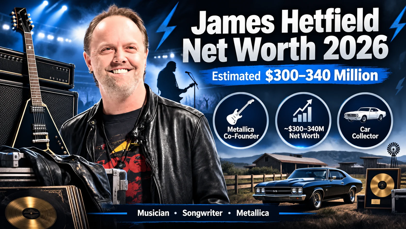 james hetfield net worth