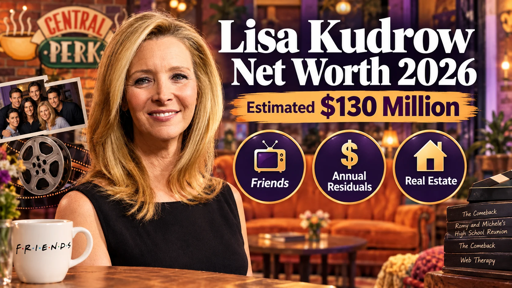 lisa kudrow net worth