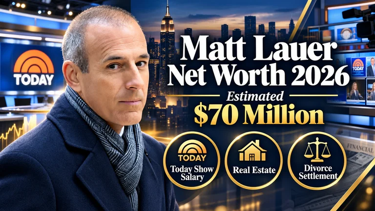 matt lauer net worth