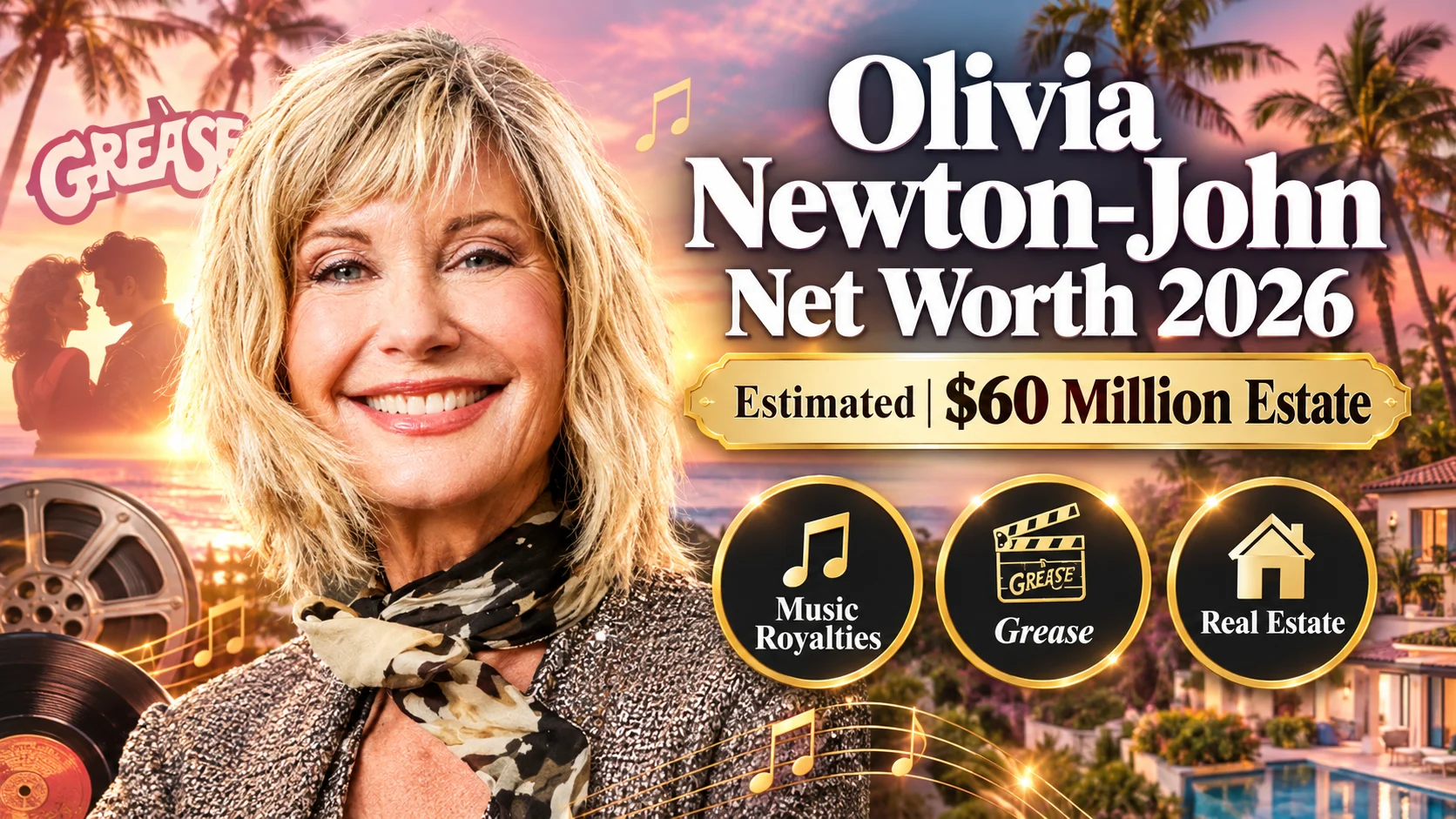 olivia newton-john net worth