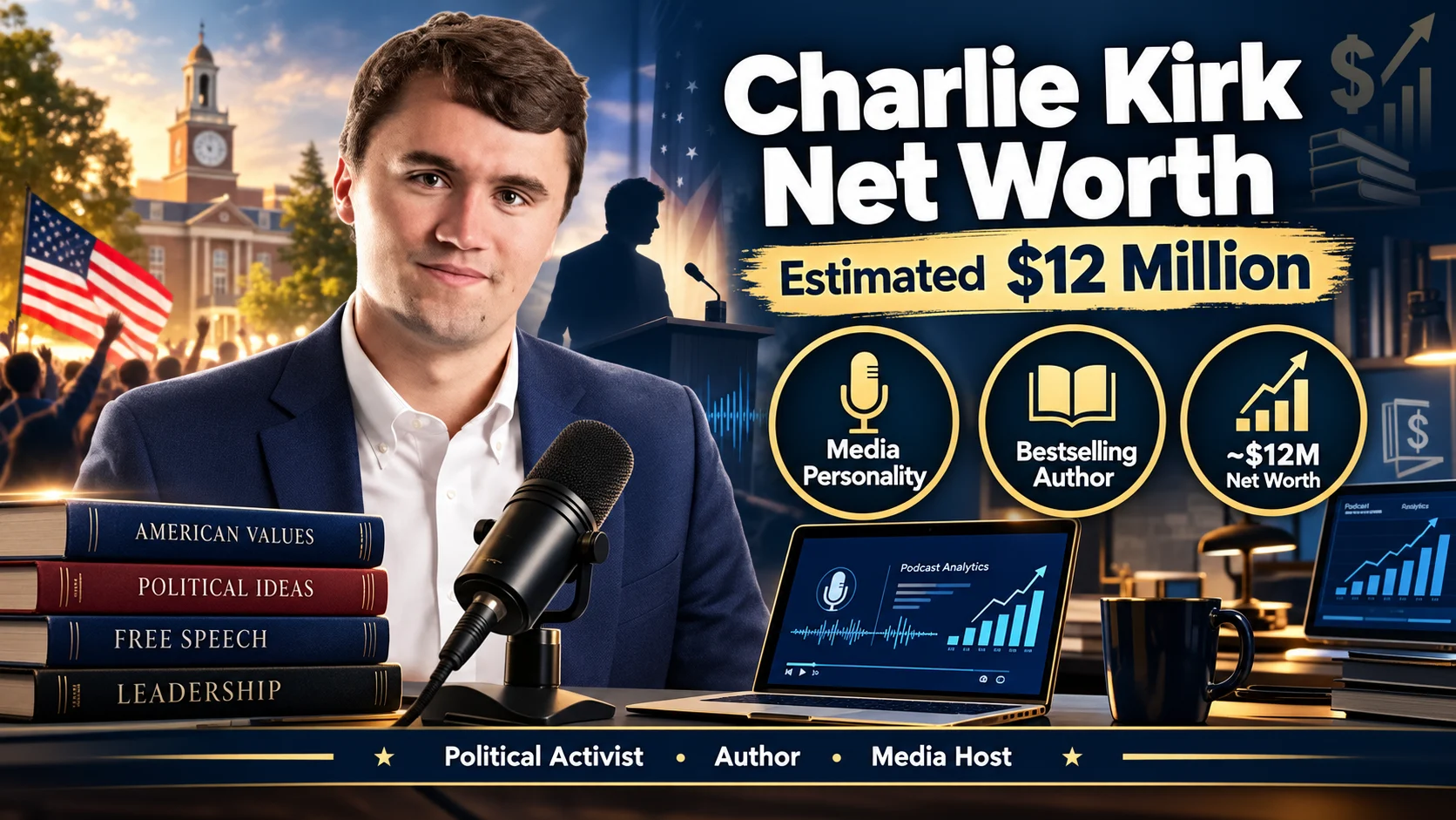 what was charlie kirk's net worth