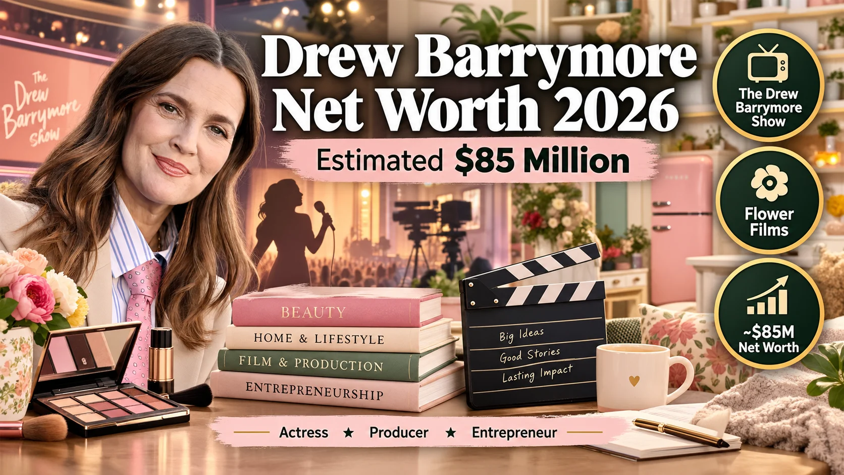 drew barrymore net worth