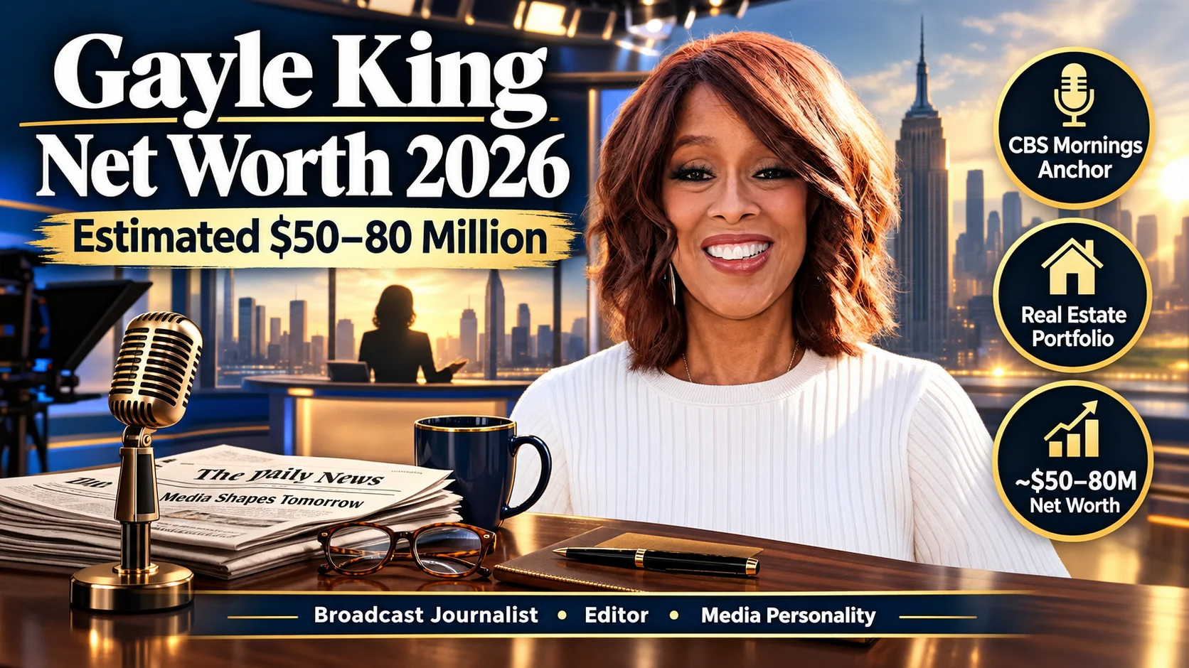 gayle king net worth