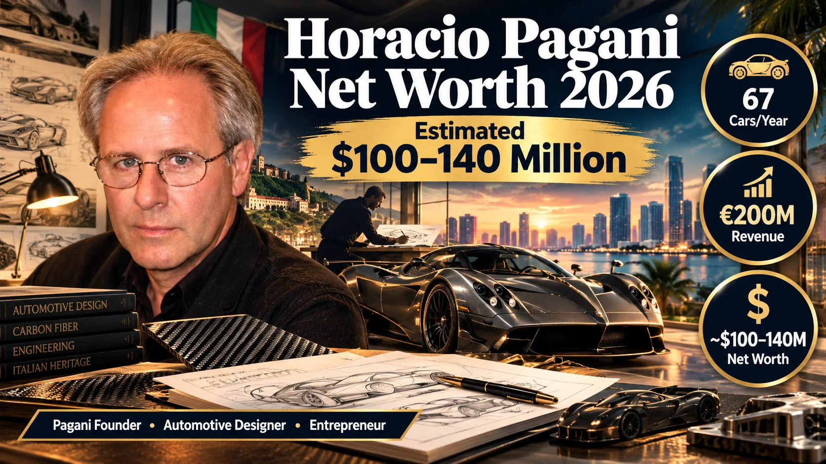 horacio pagani net worth