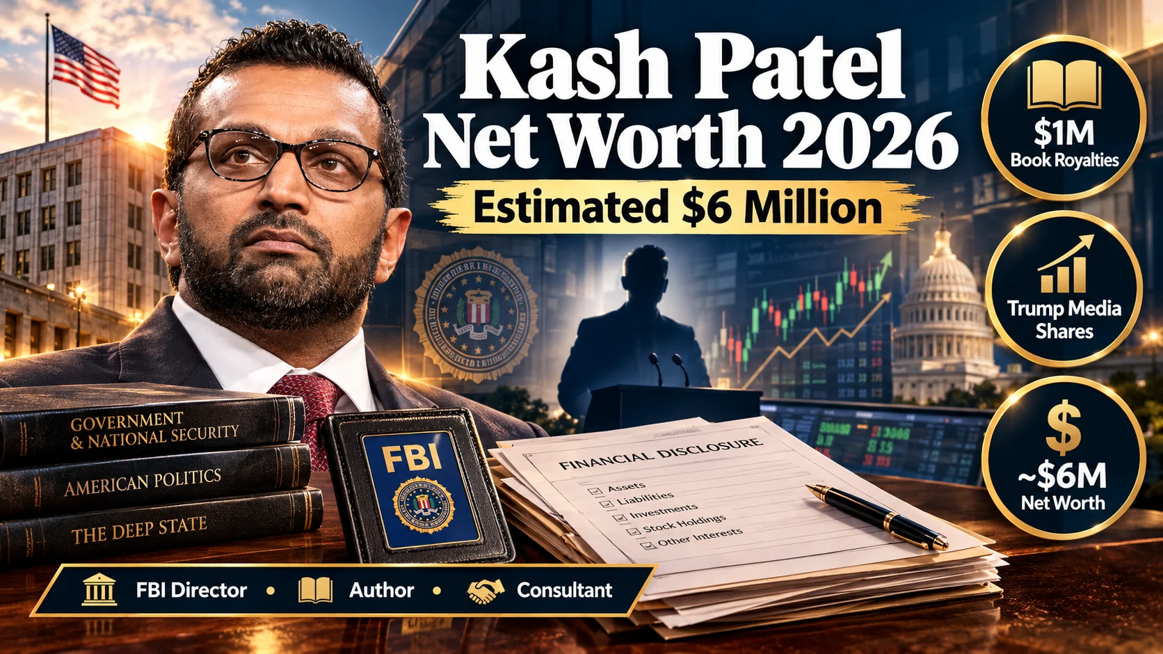 kash patel net worth