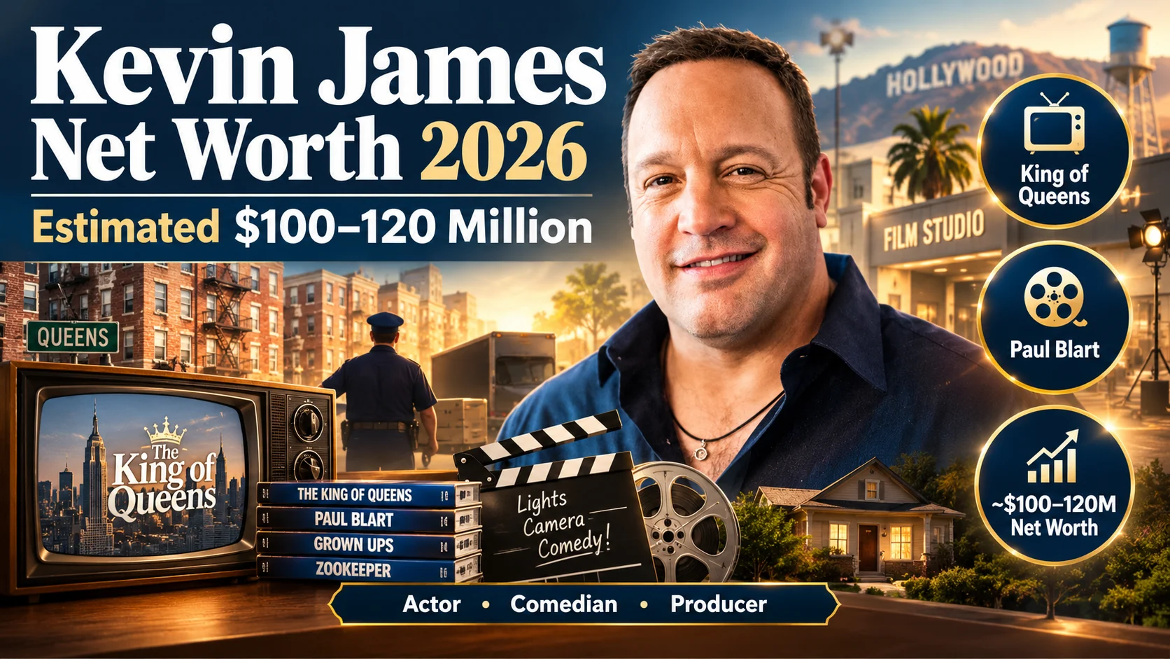 kevin james net worth