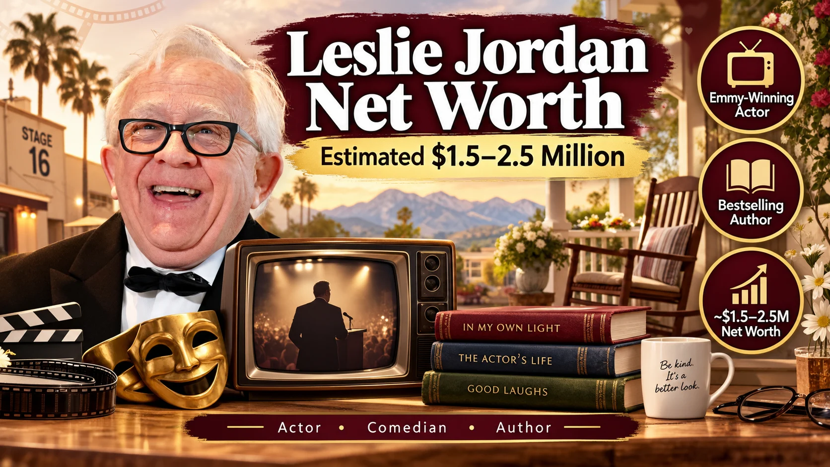 leslie jordan net worth