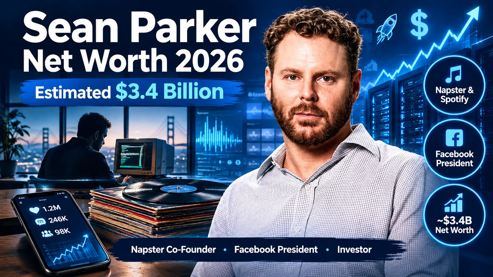 sean parker net worth