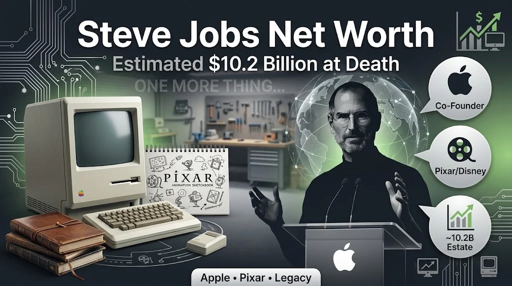 steve jobs net worth